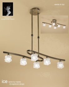 Ice AB Ceiling Lights Mantra Contemporary Ceiling Lights Ice AB Ceiling Lights Mantra Contemporary Ceiling Lights
